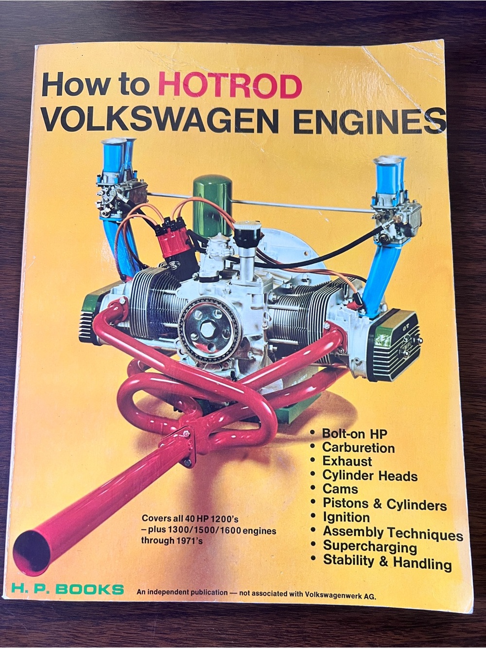 Vintage How to Hotrod Volkswagen Engines Book Copyright 1970